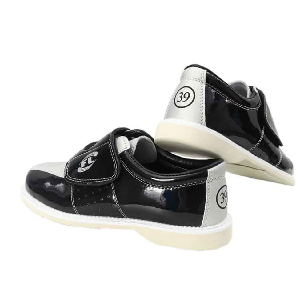 Hommes Bowling Sport Trainers, Cuir Résistant À l'eau Bols Baskets Arch Support Chaussures De Sport De Marche Légères