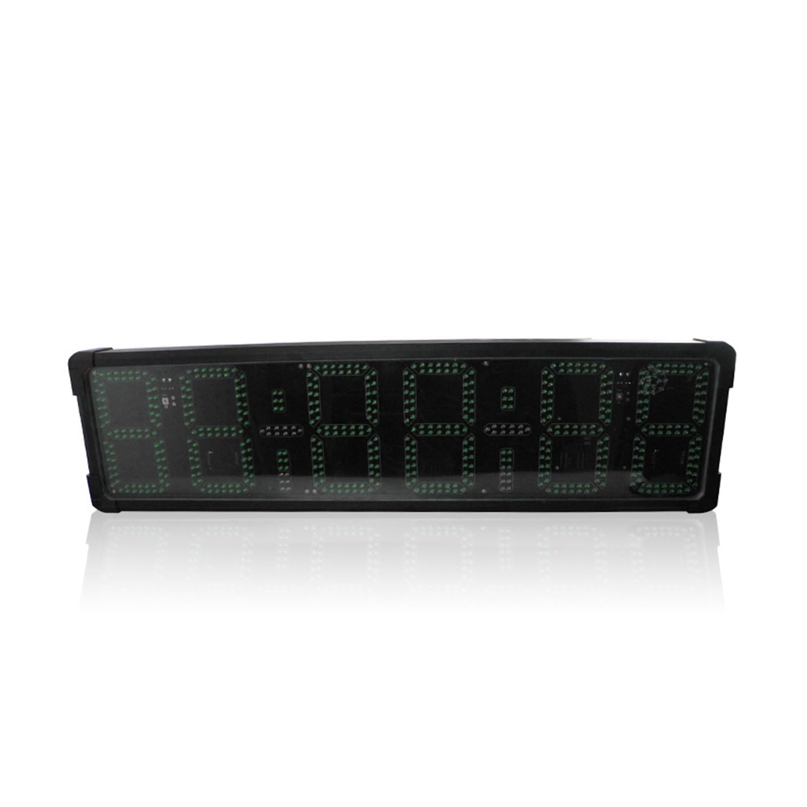 Timer Palestra, Orologio con conto alla rovescia a LED a doppia faccia Orologio digitale a 6 cifre con timer for la maratona a LED di grandi dimensioni(Yellow Double-sided)
