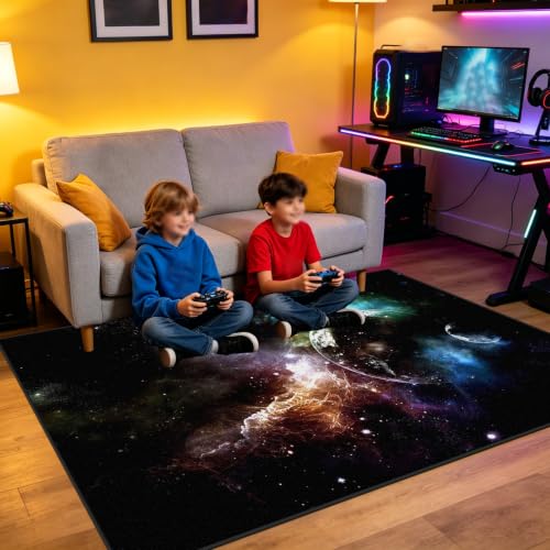 Tapis de jeu antidérapant pour protéger le sol des fauteuils gamer