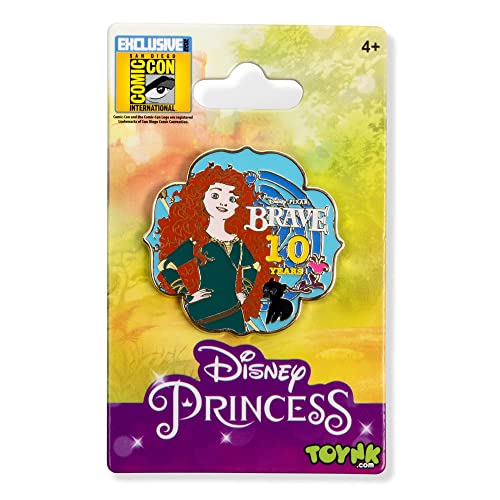 Disney Pixar Brave 10th Anniversary Limited Edition Enamel Pin Exclusive | Metal Brooch Badge Accessories For Backpack, Clothes, Hats | Cute Princess Gifts and Collectibles2