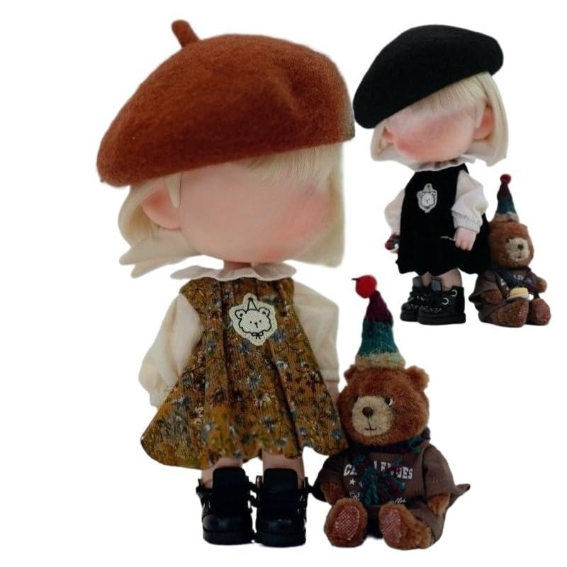 Amazon.co.jp: 1/8 bjd ドール用 服 3点セット 20cm アクション