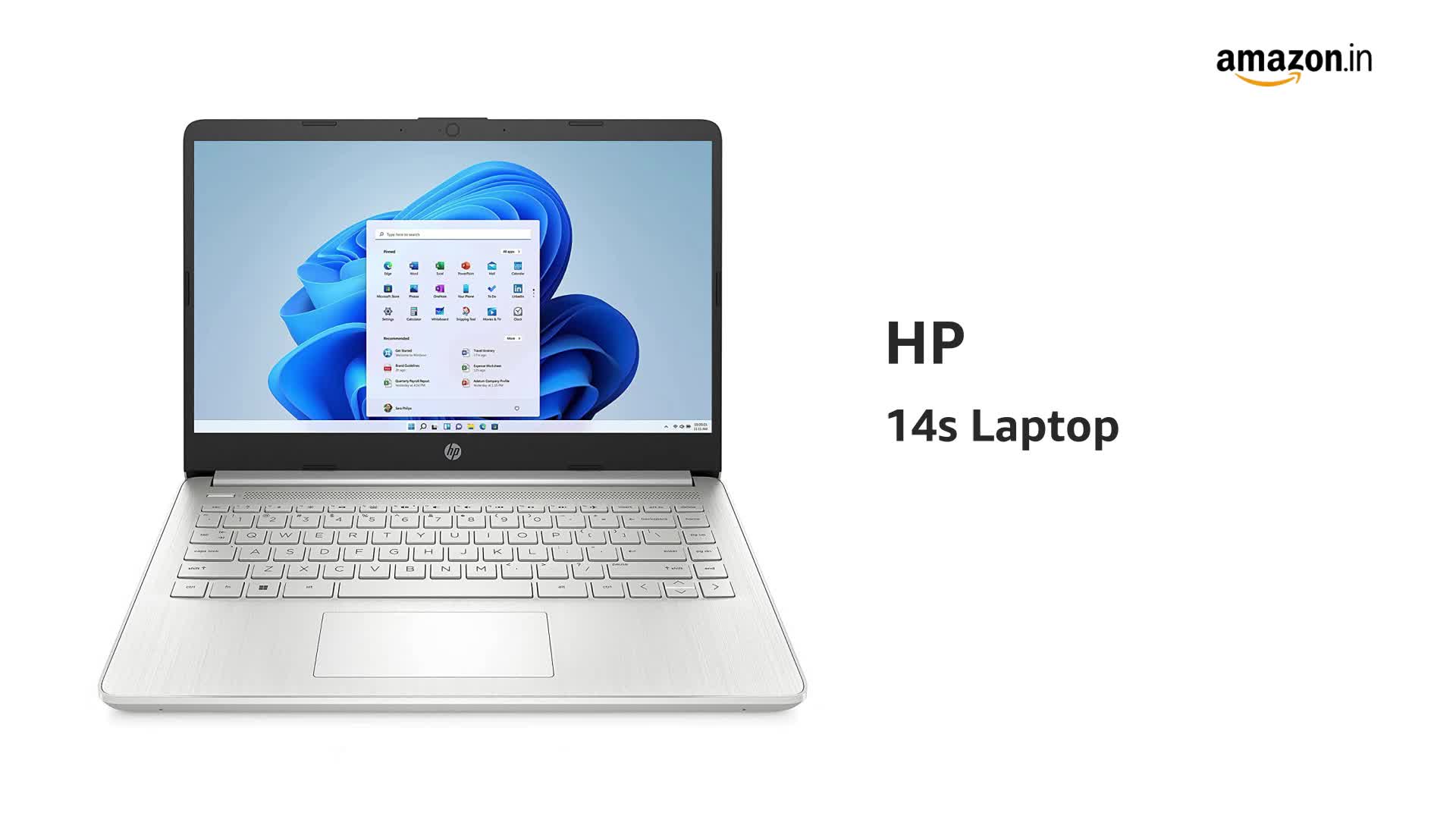 Watch HP 14s, Ryzen 5-5500U 16GB RAM/512GB SSD 14-inch﹙35.6 cm