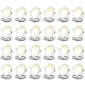 FREELICHT 24 Pack 6 Inch 5CCT Ultra-Thin LED Recessed Ceiling Light with Junction Box, 2700K/3000K/3500K/4000K/5000K Selectable, 1050LM Brightness, Dimmable Canless Wafer Downlight, 12WEqv110W-ETL&FCC
