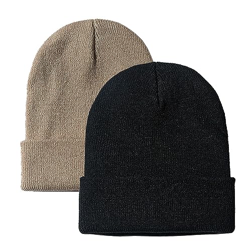 Image of NPJY Unisex Beanie for Men and Women Knit Hat Winter Beanies
