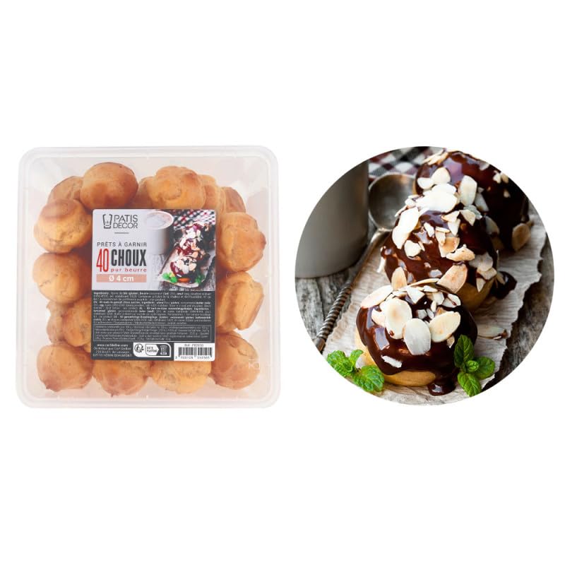 Choux pur beurre prêts à garnir Ø 4 cm (x 40)