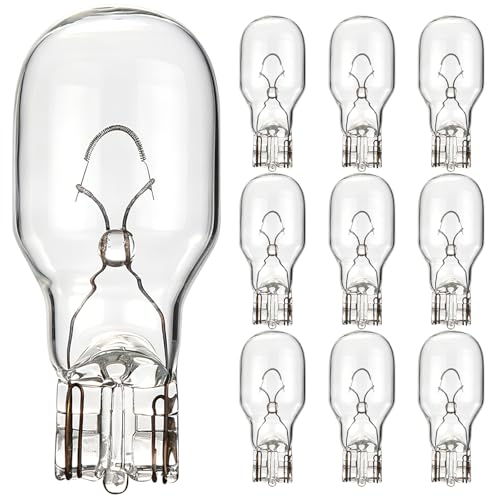 GIVEDOUA 921 T15 Bulbs 912 906 916 W16W Automotive Backup/High Mount Brake/Trunk Cargo/Interior Dome/Turn Signal Replacement Bulbs Fit for Most Sedans SUVs Pickup Trucks RVs and Campers(10 Pack)