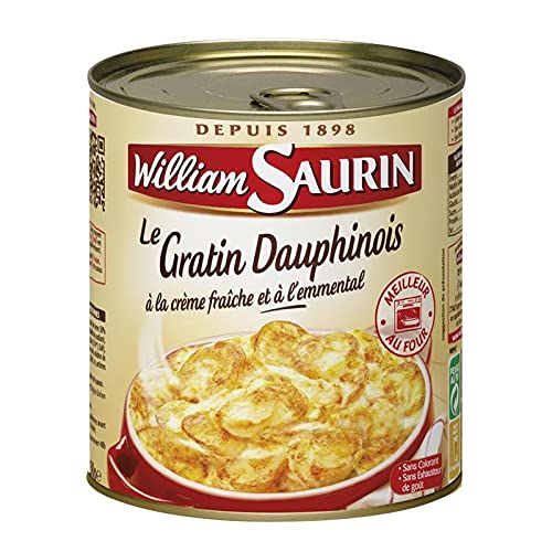 WILLIAM SAURIN - Gratin Dauphinois 850G - Lot De 2