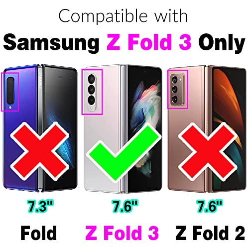 Housse Samsung Galaxy Z Fold 3 5G avec porte-stylo pour travailler en déplacement