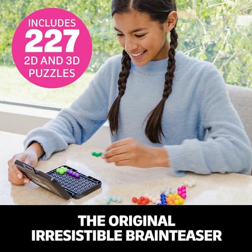 educational insights kanoodle - original 3d brain teaser puzzle single player mind challenge toys handheld travel games challenging logic puzzles and gifts for kids teens amp adults ages 7