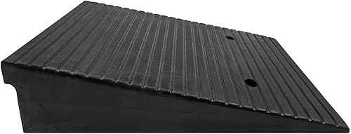 Miniatura 3 de Electriduct Rampa de umbral de goma para montar de 6 pulgadas. Rampa de bordillo para exteriores para automóviles, bicicletas. Par necesario para