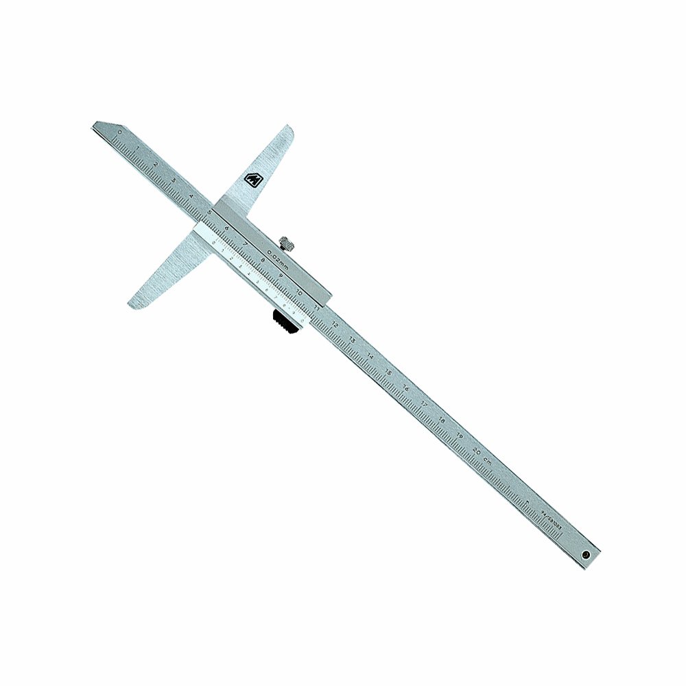 Metrica 10153 Jauge de profondeur chromé 300 mm