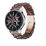►Instalación rápida: la pulsera de resina está equipada con dos pasadores de resorte para la conexión entre la pulsera de resina y su reloj en ambos extremos de la correa. No se necesita ninguna herramienta. Fácil y directa instalación y eliminación de un botón. TENGA EN CUENTA: Los pasadores de liberación rápida no están en la banda. Utilice los pasadores de liberación rápida incluidos en el paquete para equipar el cabezal de la banda. Y luego conéctate a tu reloj