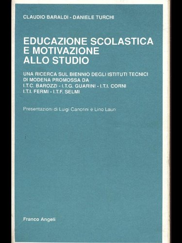Educazione scolastica e motivazione allo studio