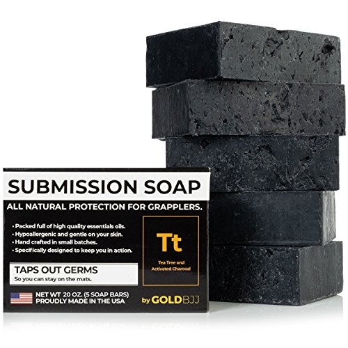 Premium Tea Tree Oil Soap - With Activated Charcoal! 100% All Natural USA