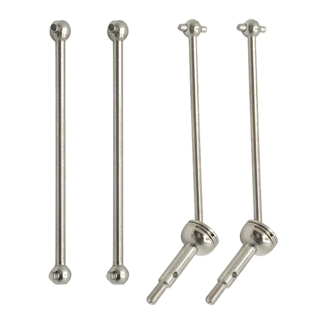 ATORSE Metal Parts Fit for Wl Toys 144001 2Pcs Front Drive Shaft 2Pcs Rear Dog Bone-image-27