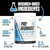 Outwork Nutrition Preworkout for Men & Women - Nootropic Pre Workout Without Creatine, Pre-Workout Powder with Taurine Rhodiola Citrulline Malate Beta Alanine Caffeine (Blue Raspberry)