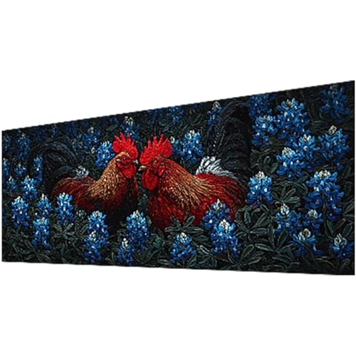 Artisanat loisirs créatifs adultes avec strass cristal carré et motif coq