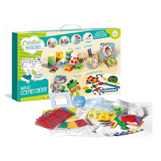 Clementoni- Clementoni-52118-Créateur De Talents-Maxi Coffret Créatif, 52118, Taille Unique