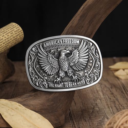 Image of Cowboy Belt Buckle for Men Western Cowgirl Rodeo Longhorn Bull Belt Buckles
