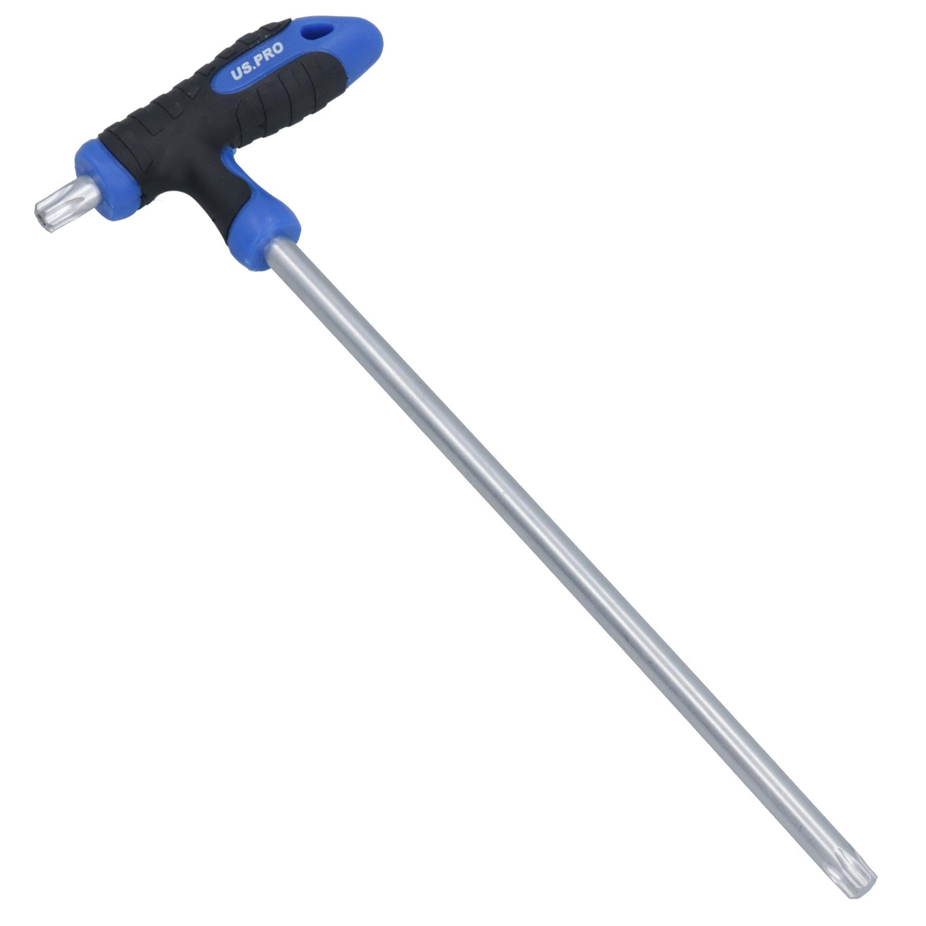 AB Tools T45 Tamper-Torx Star T Handle Wrench T Bar Short + Long High Torque Soft Grip