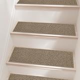 BEQHAUSE Stair Treads for Wooden Steps 28inX9in, Carpet Stair Treads Non Slip Indoor, Machine Washable Stair Runners for Kids Elders and Pets, Carpet for Stair Rugs Mat, TPE Backing, 1pcs, Taupe