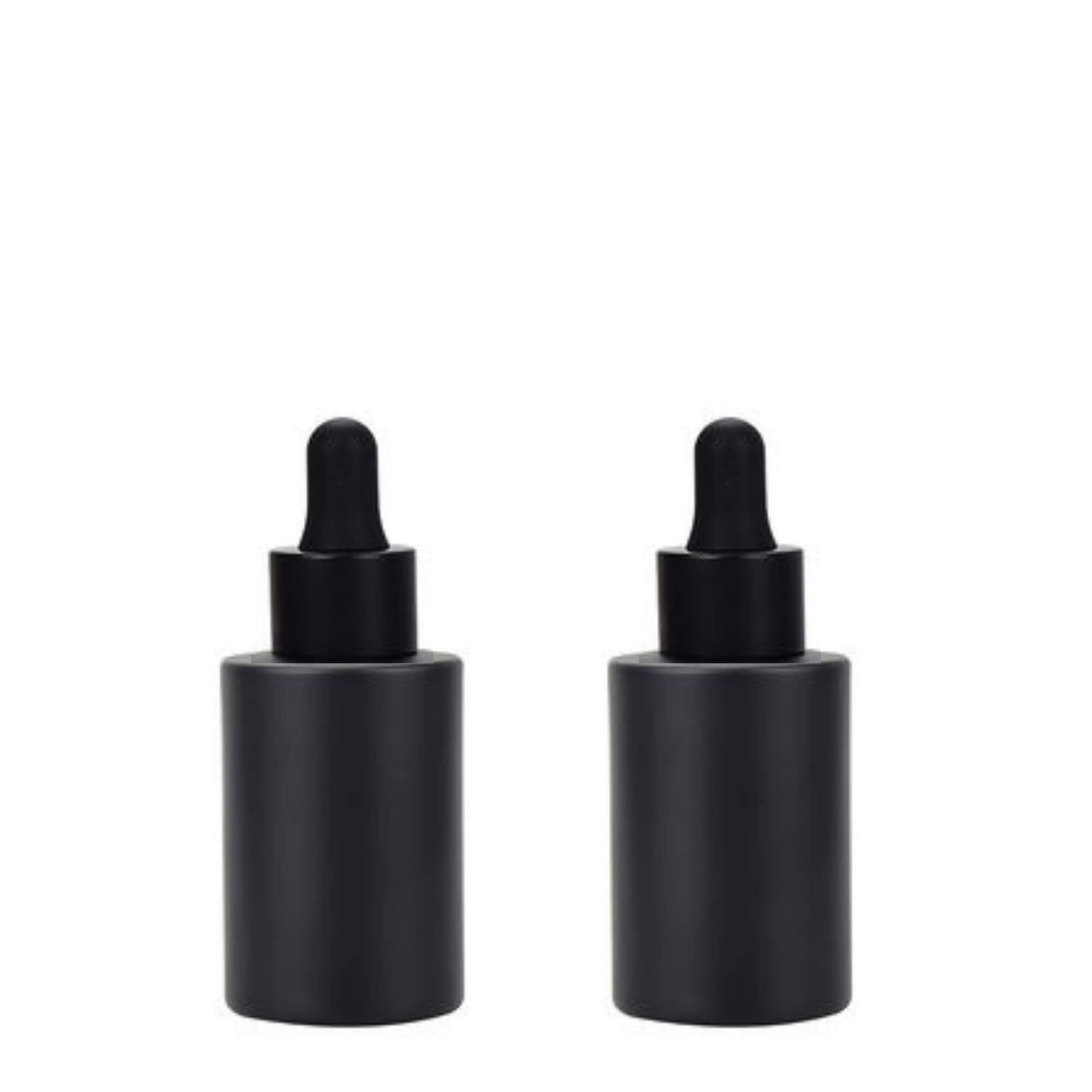 Devinez Multipurpose Premium Flat Shoulder Black Color Round Glass Bottle, 30 ml with Black Glass Dropper (Pack of 2), for Serum, Essential Oils, Blends, Skin Care, Travel, Toners, Cosmetic & DIY-image-21