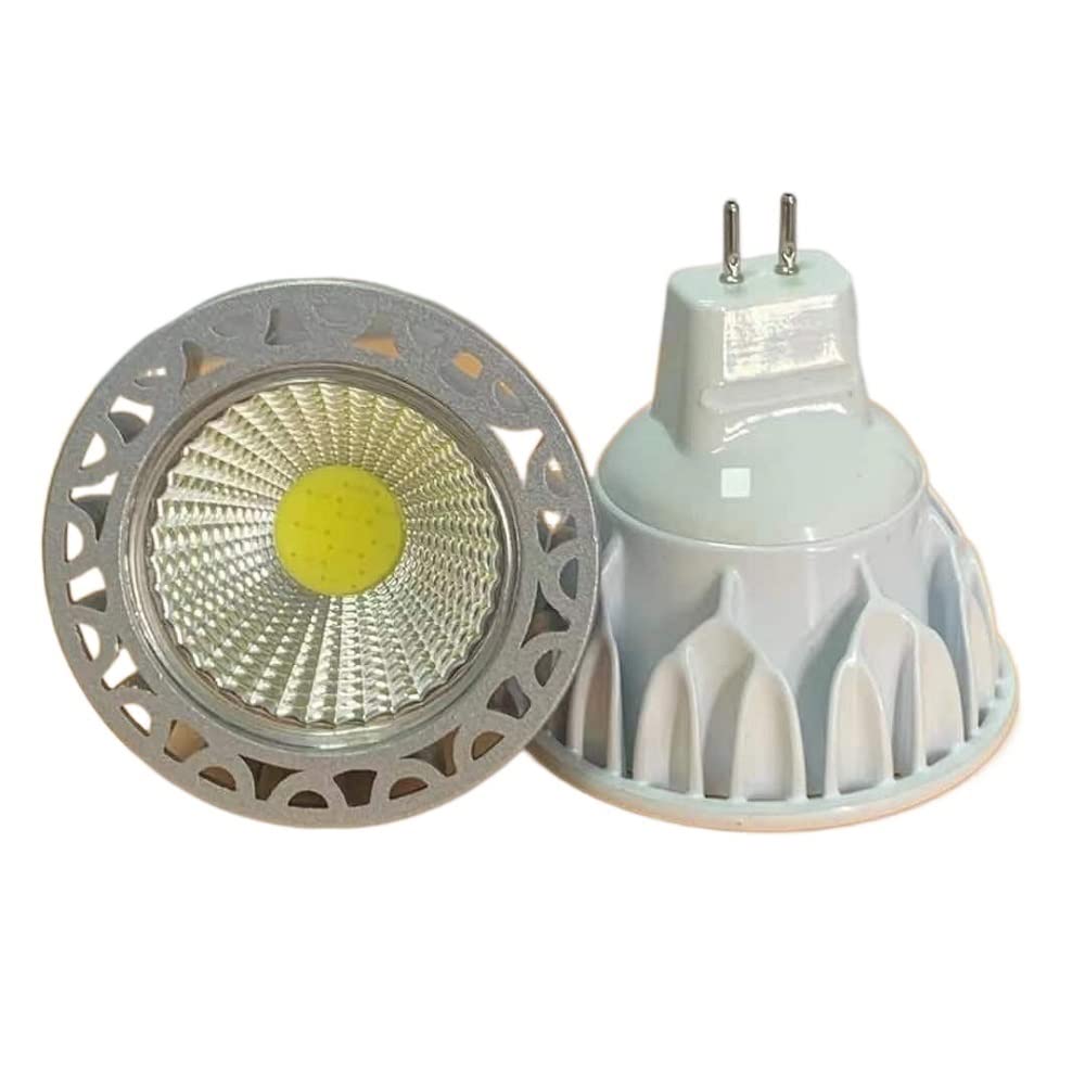 Jiaxu luces de amplio voltaje 10 unids/lote MR16 foco LED AC220/110V regulable 12v/24v/36v luz regulable torno foco máquina herramienta foco Bombillas para el hogar ( Color : Warm white , Talla : 24v-