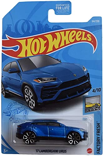 DieCast Hotwheels '17 [Urus], Factory Fresh 4/10 [Blue]