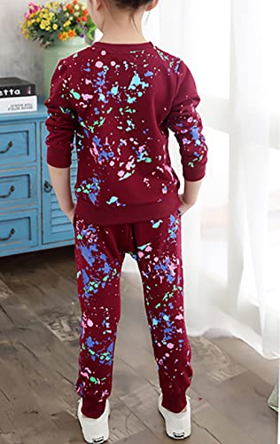 Image of Urtrend Little Girls' Kids 2 Pieces Long Sleeve Top Pants Leggings Clothes Set Outfits
