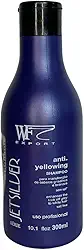 Shampoo para Cabelos Brancos Coloridos Grisalho Loiro Neutraliza Tons Amarelados WF Jet Silver 300ml