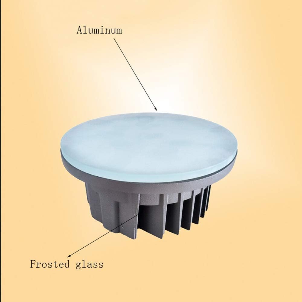 3W/6W/9W/15W/30W Exterior LED Underground Lights LED Surface Lantern Outdoor Waterproof Landscape Spotlight Decoration Landscape Spotlight Frosted Glass High Brightness (Color : Warm White_15W