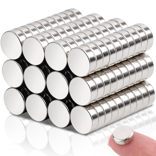 120 Stück Neodym Magnete Extra Stark, 9x3mm Klein Rund, Für Whiteboard, Magnettafel, Pinnwand, Kühlschrank, Handwerk