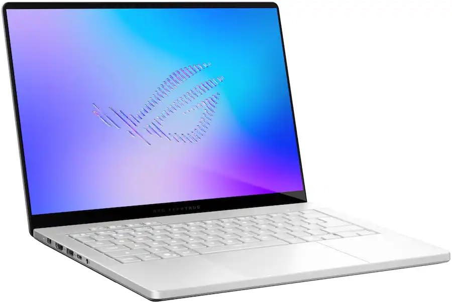 Image of EXCaliberPC [2025] ASUS ROG Zephyrus G14 GA403WW-G14.R95080 (AMD Ryzen AI 9 HX 370, 32GB RAM, 8TB NVMe SSD, NVIDIA GeForce RTX 5080, 14 inch 3K OLED 120Hz, Windows 11) Gaming Laptop