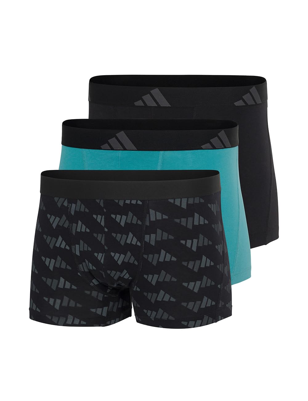 Adidas calzoncillos tipo bóxer de algodón cómodos para el día a día pack de 3 talla S a 3XL 5