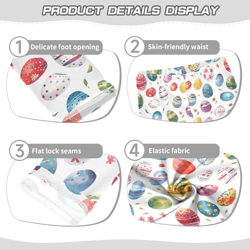 Watercolor Orang Egg Girls Leggings Athletic Pants Tights Stretch Bottom3