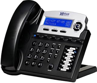 XBLUE Add-on Phone for X16 Office Phone System (XB1670-00, Charcoal)