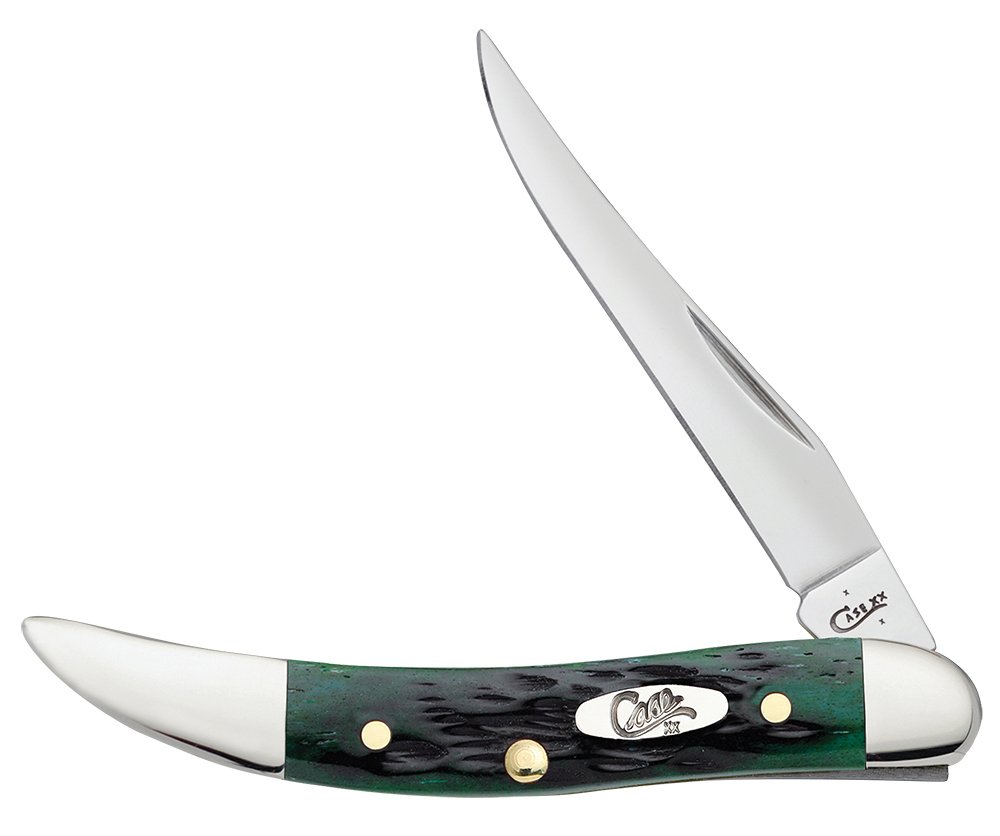Case Small Bermuda Green Texas Toothpick Pocket Knife