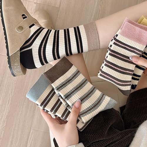 Image of YYaaloa Women Above Ankle Crew Socks Soft Cotton Casual Calf Workout Socks