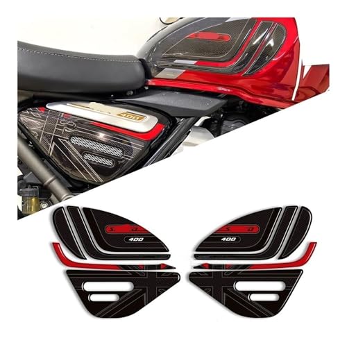 Protection réservoir moto Speed 400 évite rayures carburant 2025