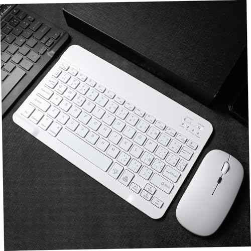 Teclado y ratón inalámbricos multidispositivo batería recargable 6