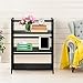 Casual Home Montego 3-Shelf Folding Bookcase, Black