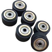 Pinch Roller Push Wheel Roll Feed Rubber Copper 3X Compatible with Mimaki Roland CAMM Graphtec CE5000 120 Liyu Cutting Plotter Cutter4x11x16mm