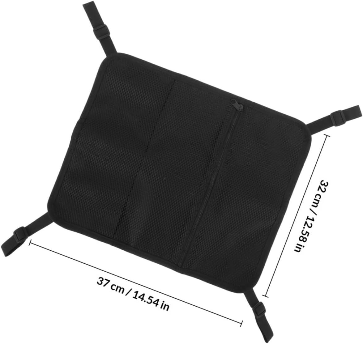 Surfboard Mesh Pouch and Paddleboard Deck Bag with Buckle, Water Sports Carrying Mesh Storage Bag for Beach and Stand-up Paddleboarding Equipment