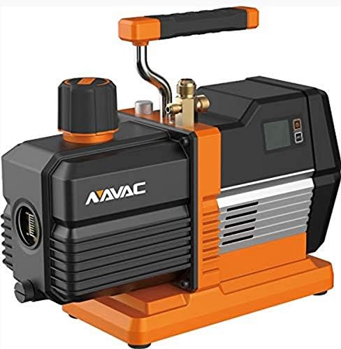 NAVAC NRP8Di Master Series Vacuum Pump, 8 cfm, Dual-Stage, 15 Microns, Built-in Micron Gauge
