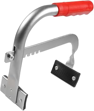 Battery Carrier, Adjustable from 5" to 7" Auto Battery Rack Carrier with Rubber Pads, Non-Slip Vehicle Gripper for Lifting and Carrying Top Post or Side Post Batteries