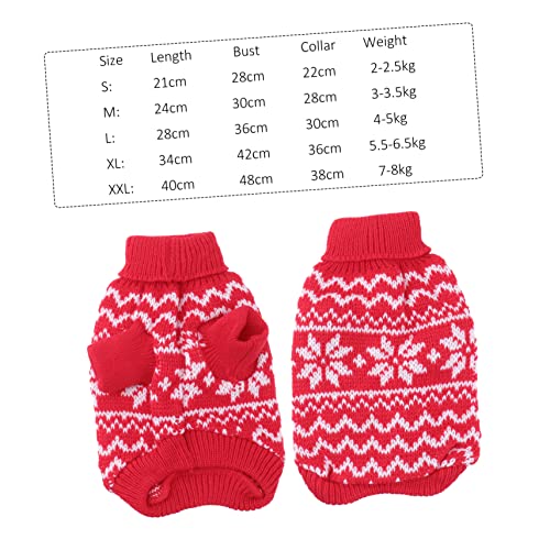 Chien à col roulé pull en maille extensible pour protéger les petits chiots du froid - 7
