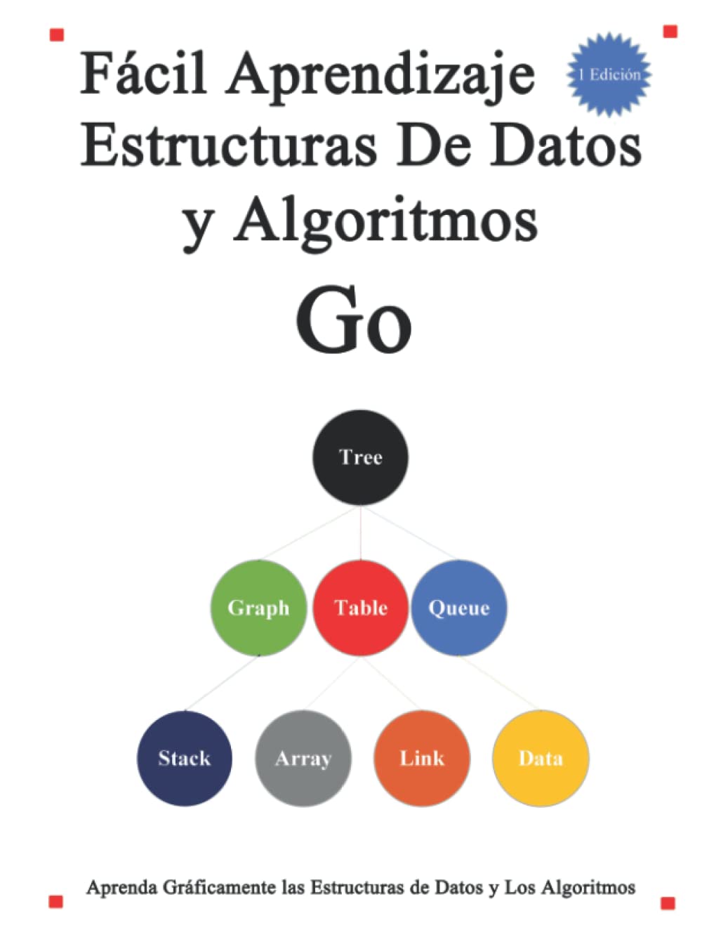 Facil Aprendizaje Estructuras De Datos y Algoritmos Go: Aprenda graficamente las estructuras de datos y los algoritmos de Go mejor que antes (Spanish Edition)