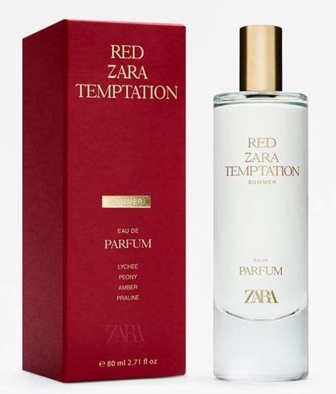 Perfume Red Temptation Summer, Eau de Parfum, 80ml, Fragancia Mujer