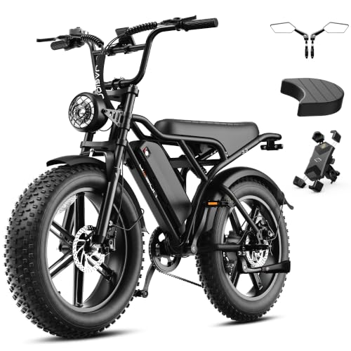 Jasion RetroVolt Electric Bike, 70-Mile Range, 2000W Peak, Fat Tire image 5