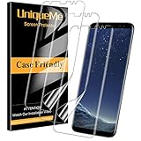 protector pantalla samsung s8 plus 🎄[Soporte de huella digital] La alta sensibilidad táctil permite una alta capacidad de respuesta del teléfono. El innovador proceso no logra burbujas en el protector de pantalla Samsung Galaxy S8 y el revolucionario proceso hace que se recupere automáticamente en 24 horas.
